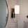Badezimmerlampe LED G9 IP44 Glas Metall H: 33,8 cm 3000 K