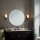 Badezimmerlampe LED G9 IP44 Glas Metall H: 33,8 cm 3000 K