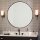 Badezimmerlampe LED G9 IP44 Glas Metall H: 33,8 cm 3000 K