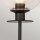 Wandlampe Metall Glas 29,2 cm hoch Schwarz E14 Modern