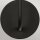 Wandlampe Metall Glas 29,2 cm hoch Schwarz E14 Modern