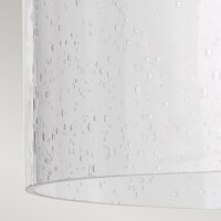 Deckenleuchte Glas Metall E27 Ø 21,6 cm in Messing...