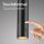LED Akku Pendelleuchte Schwarz Metall Touch Dimmen 3 W