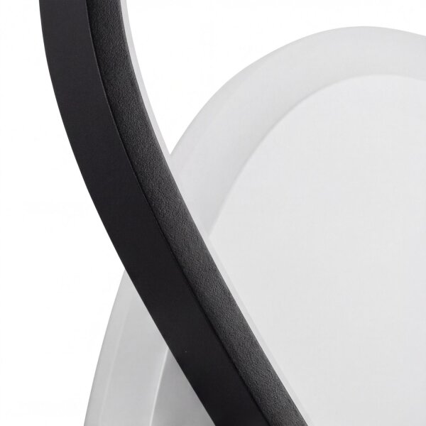LED Deckenleuchte Schwarz Weiß 3000/4000/6500 K 35 cm