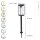 Sockelleuchte Schwarz Aluminium Glas E27 inkl IP44 76cm