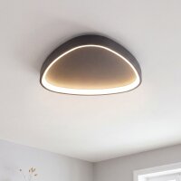 LED Deckenlampe Schwarz Alu dimmbar 58W 3000/4000/6500K