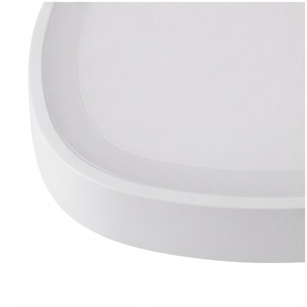LED Deckenlampe Weiß Aluminium dimmbar 3000/4000/6500K
