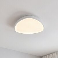LED Deckenlampe Weiß Aluminium dimmbar 3000/4000/6500K
