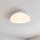 LED Deckenlampe Weiß Aluminium dimmbar 3000/4000/6500K