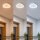 LED Deckenlampe Weiß Aluminium dimmbar 3000/4000/6500K