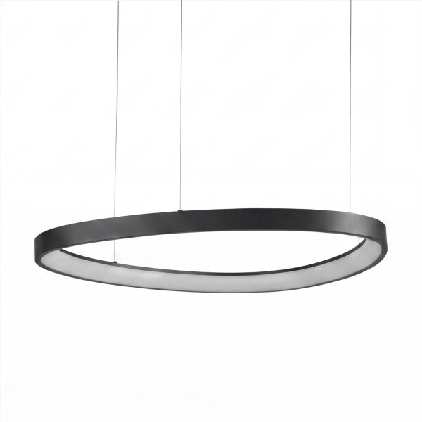 LED Pendelleuchte Alu Schwarz L:65 cm 3000/4000/6500 K