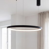 LED Pendelleuchte Alu Schwarz L:65 cm 3000/4000/6500 K