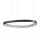 LED Pendelleuchte Alu Schwarz L:65 cm 3000/4000/6500 K