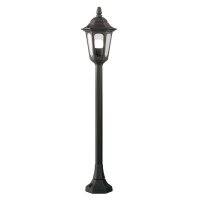 Wegeleuchte Schwarz H:95cm Aluminium Rustikal