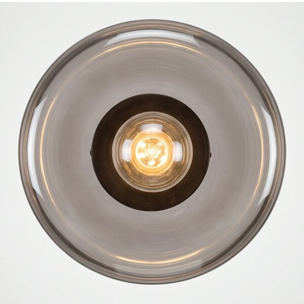 Deckenlampe Rauchglas Modern rund Ø35 cm E27 blendarm