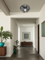 Deckenlampe Rauchglas Modern rund Ø35 cm E27 blendarm