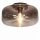 Deckenlampe Rauchglas Modern rund Ø35 cm E27 blendarm