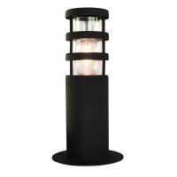 Wegeleuchte Edelstahl Schwarz IP44 E27 30 cm Poller