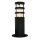 Wegeleuchte Edelstahl Schwarz IP44 E27 30 cm Poller