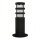 Wegeleuchte Edelstahl Schwarz IP44 E27 30 cm Poller