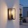 Wandlampe Außen Schwarz Aluminum E27 IP44 B:11,5 cm