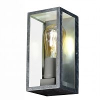 Wandlampe Außen verzinkt Aluminium E27 IP44 B:11,5 cm