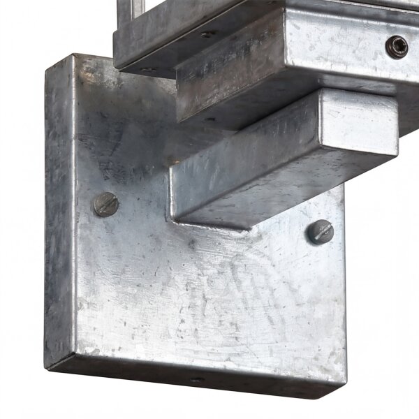 Außenwandleuchte verzinkt Aluminium E27 IP44 Sensor