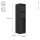 Steckdosensäule Schwarz 31 cm max 3500 W IP54 Aluminium