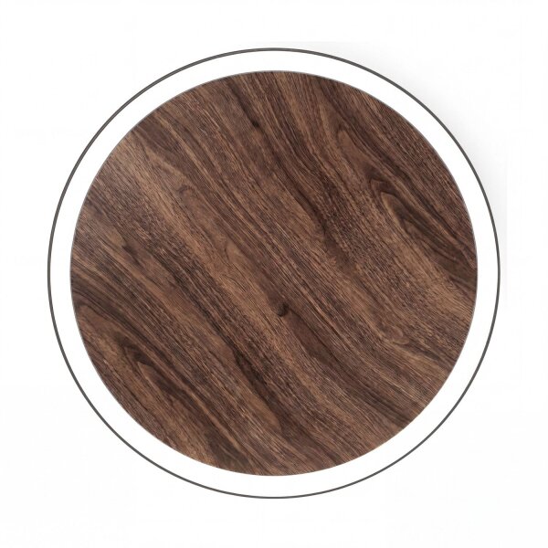 LED Deckenlampe Holz Ø50 cm 3500 K 3 Stufen dimmbar