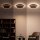 LED Deckenlampe Holz Ø50 cm 3500 K 3 Stufen dimmbar