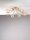 Deckenlampe Glas Metall Messing Champagner L:88 cm G9