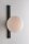 Wandlampe Schwarz Weiß Glaskugel E14 B:14 cm blendarm