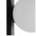 Wandlampe Glas Weiß Schwarz Schalter E14 60 cm 2-flmg