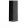 Wandlampe Glas Weiß Schwarz Schalter E14 60 cm 2-flmg