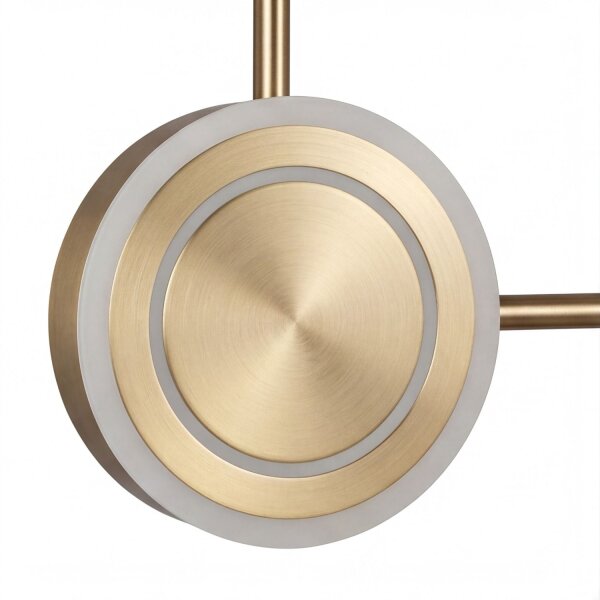 LED Wandleuchte indirekt dimmbar Gold 44 cm 12W 3000K
