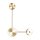 LED Wandleuchte indirekt dimmbar Gold 44 cm 12W 3000K