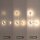 LED Wandleuchte indirekt dimmbar Gold 44 cm 12W 3000K