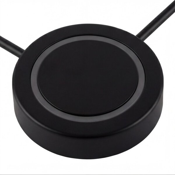 LED Wandleuchte indirekt dimmbar Schwarz B:33 cm 3000K