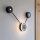LED Wandleuchte indirekt dimmbar Schwarz B:33 cm 3000K