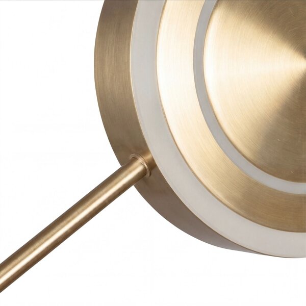 LED Wandleuchte indirekt dimmbar Gold 53 cm 18W 3000K