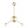LED Wandleuchte indirekt dimmbar Gold 53 cm 18W 3000K