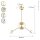 LED Wandleuchte indirekt dimmbar Gold 53 cm 18W 3000K