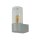 Außenwandlampe Aluminium Glas 19,7 cm hoch IP44