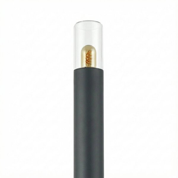 Pollerleuchte 80 cm IP44 E27 Anthrazit Aluguss