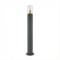Pollerleuchte 80 cm IP44 E27 Anthrazit Aluguss