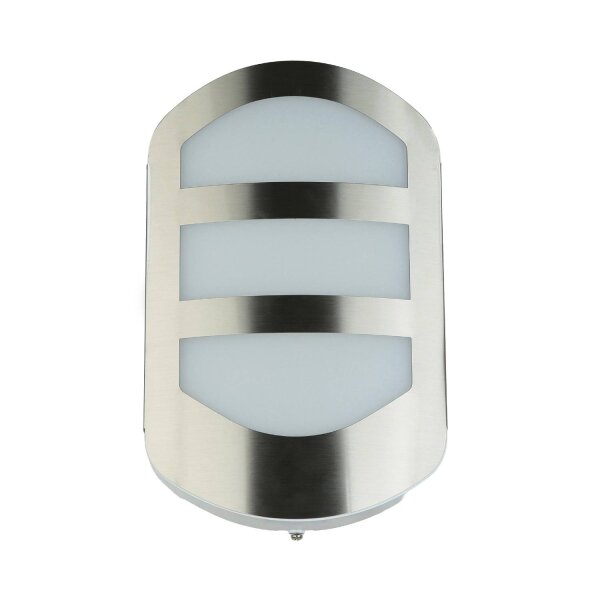 LED Außenleuchte Edelstahl 28 cm hoch IP54 3000 K