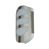 LED Außenleuchte Edelstahl 28 cm hoch IP54 3000 K