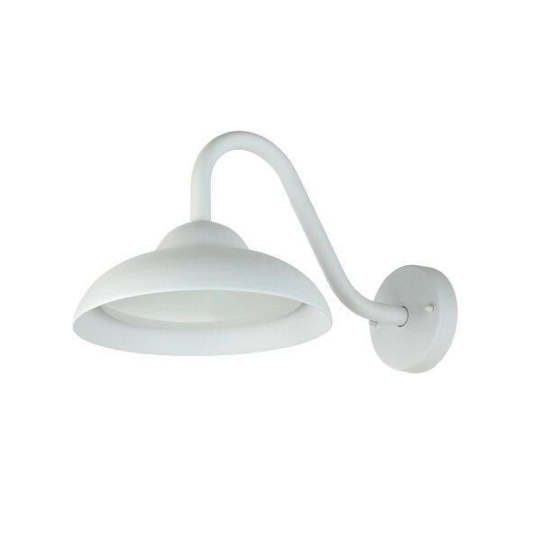 LED Wandleuchte außen Aluminium IP54 1200 lm Weiß