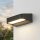 LED Wandleuchte außen IP54 8 W 900 lm 3000 K Anthrazit