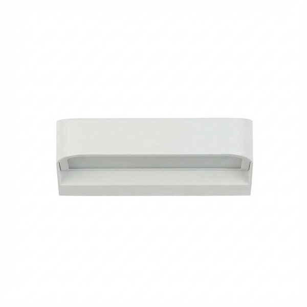 LED Außenleuchte Weiß Aluminium 8 W 900 lm IP54